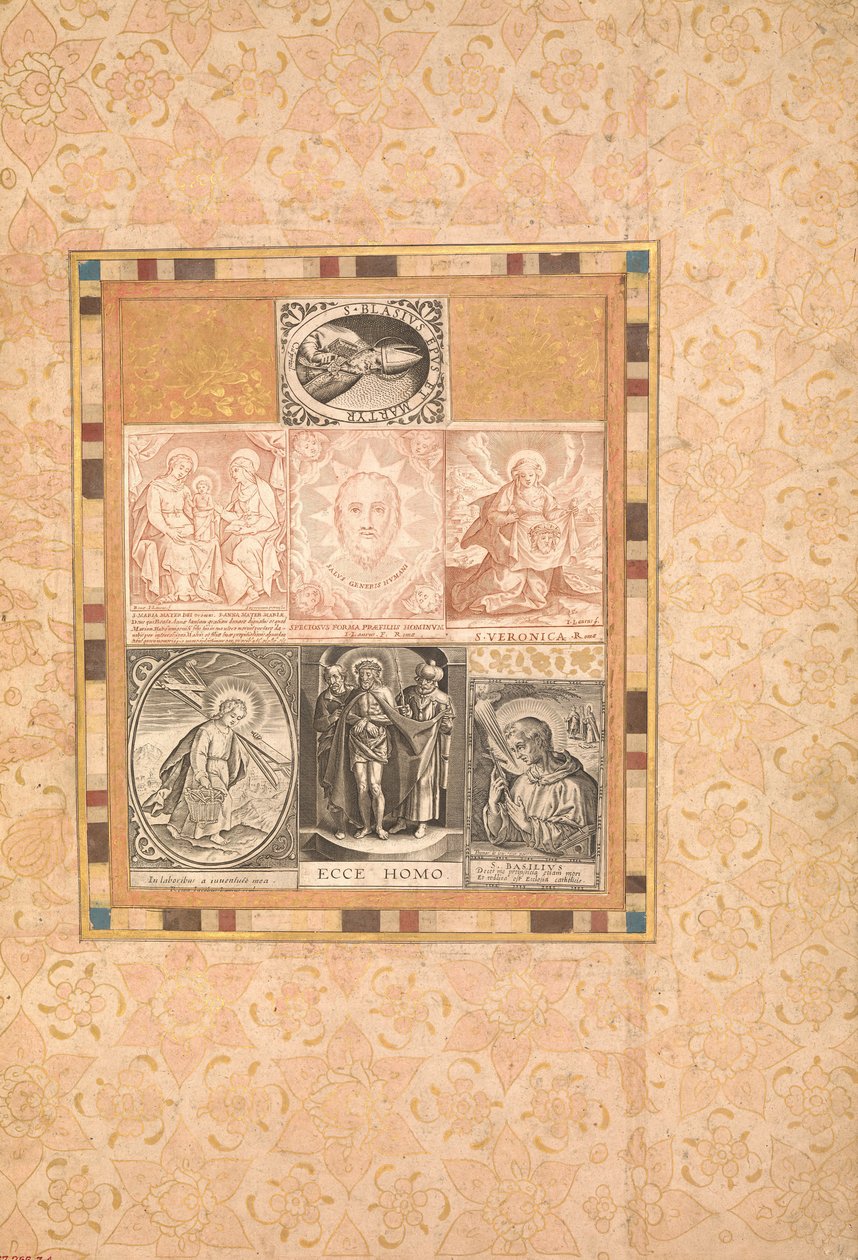 Syv andagtsscener, Folio fra Bellini Album, ca. 1600. af Unbekannt