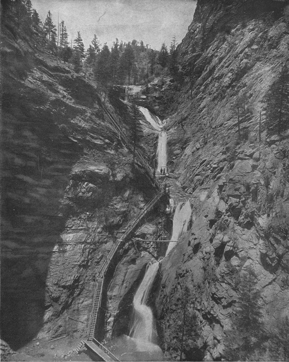 Seven Falls, Cheyenne Canyon, Colorado, USA, c1900. af Unbekannt