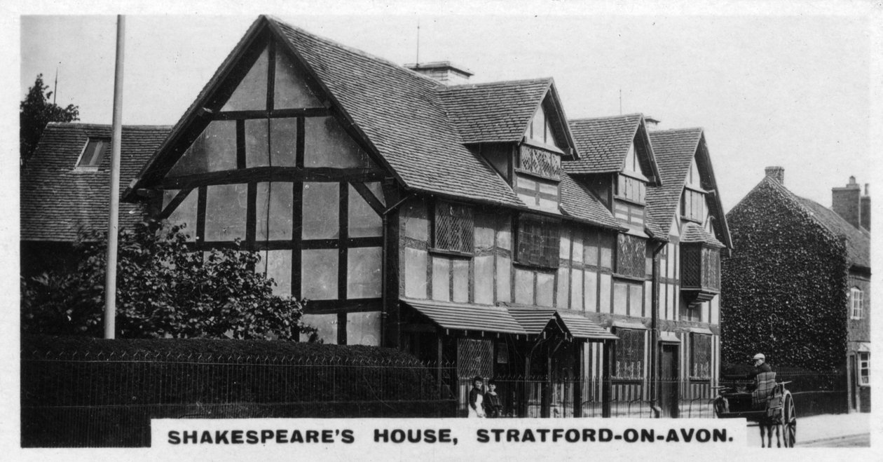 Shakespeares hus, Stratford-on-Avon, Warwickshire, c1920