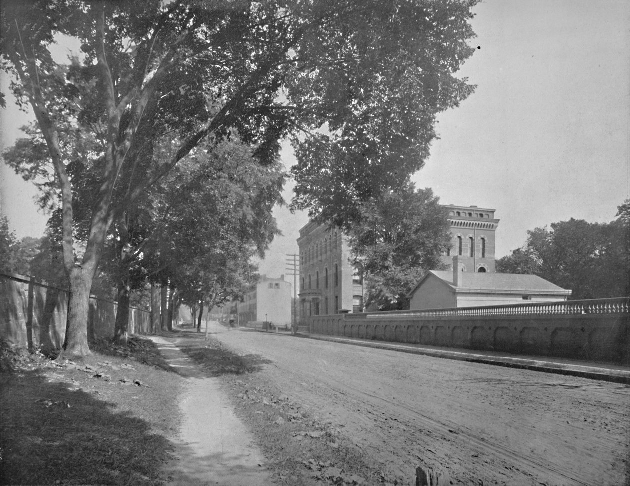 Sheffield Hall, Yale College, New Haven, Connecticut, c1897. af Unbekannt