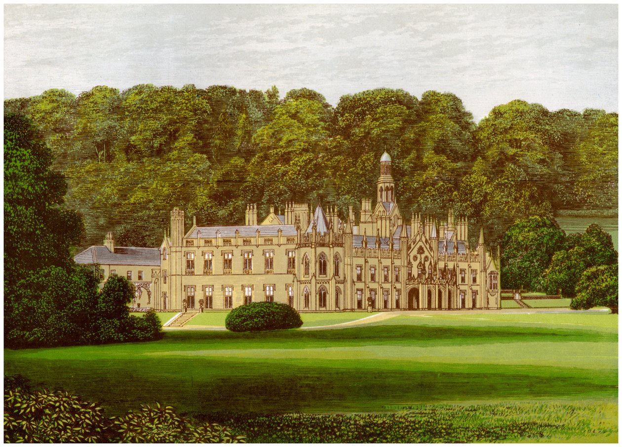 Shelton Abbey, County Wicklow, Irland, hjemsted for jarlen af Wicklow, c1880 af Unbekannt