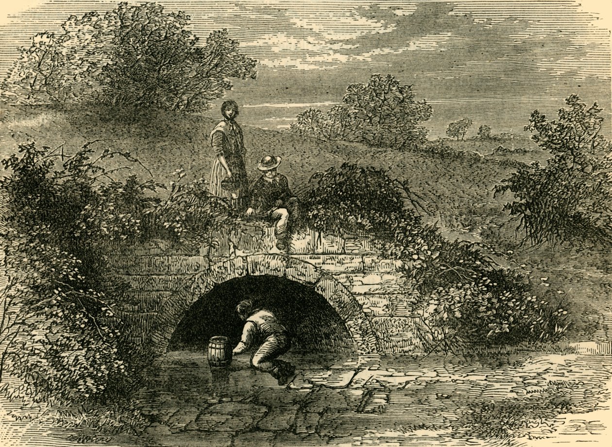 Hyrdebrønd i 1820, c1876. af Unbekannt