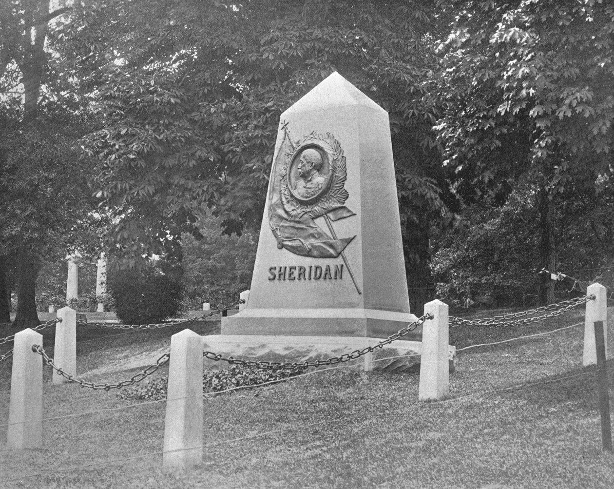 Sheridans Tomb, Arlington National Cemetery, Virginia, USA, c1900. af Unbekannt