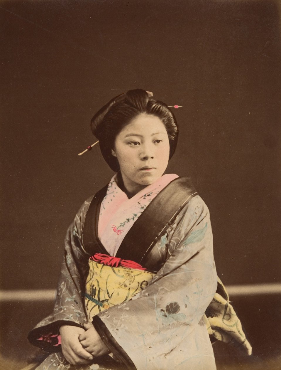 Shin, en velkendt tehuspige i Yokohama, 1870