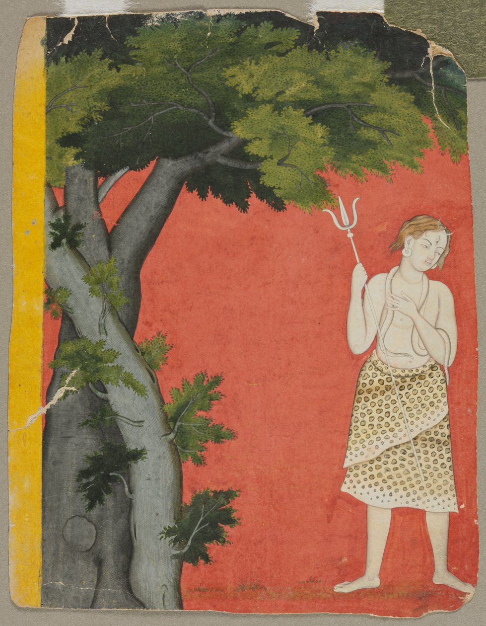 Shiva under træer, ca. 1780. af Unbekannt