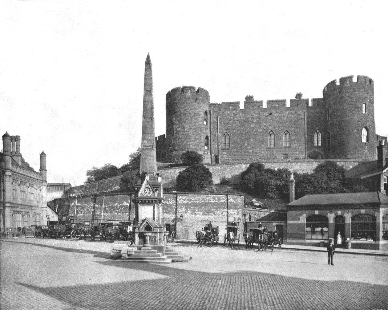 Shrewsbury Castle, Shrewsbury, Shropshire, 1894. af Unbekannt