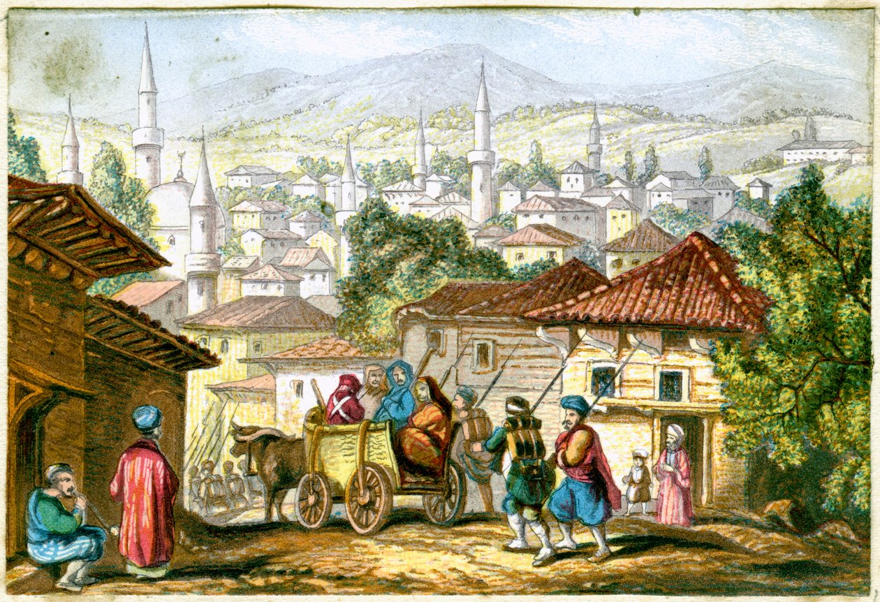 Shumla. En by i den nordøstlige del af Bulgarien, 1800-tallet af Unbekannt