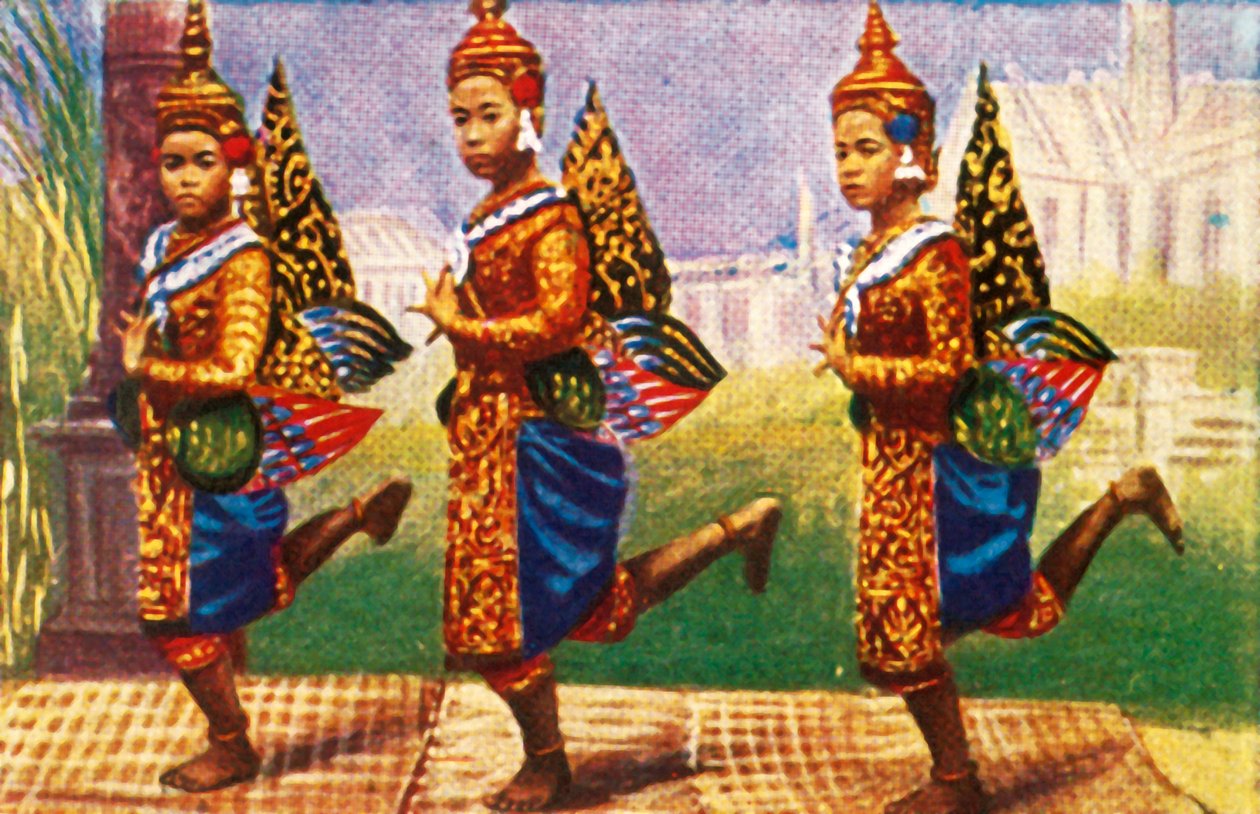 Siamesiske dansere, c1928. af Unbekannt