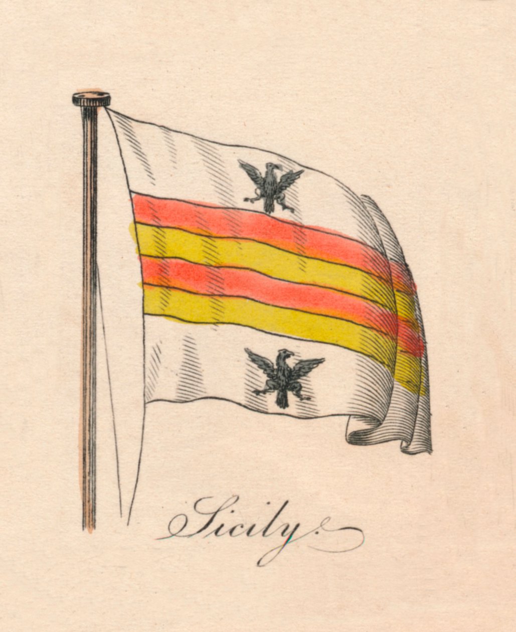 Sicilien, 1838 af Unbekannt