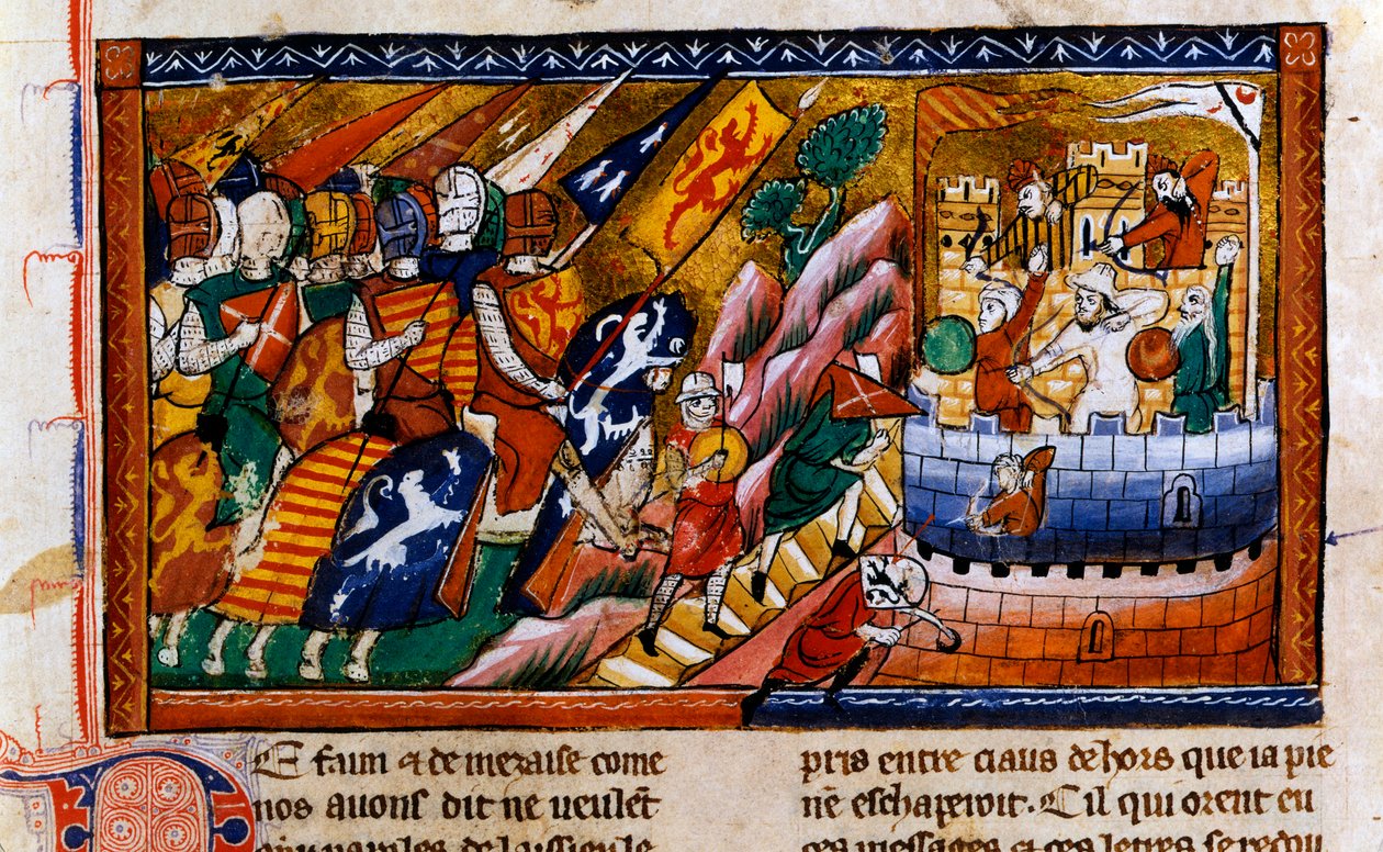 Belejringen af Antiokia, c1097, 1300-tallet af Unbekannt