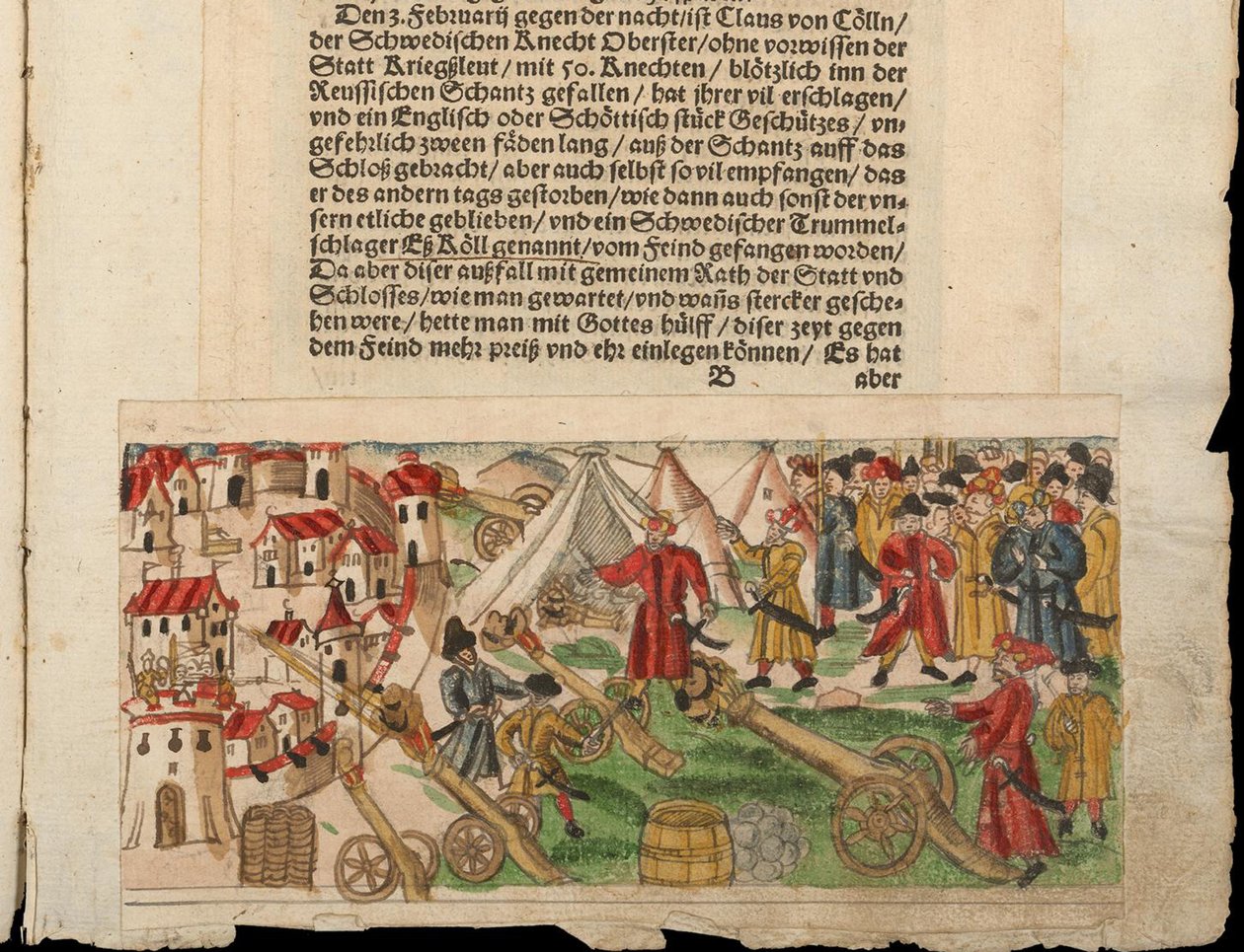 Belejring af Reval af russerne i 1578. Fra Johann Jakob Wicks samling af meddelelser... af Unbekannt
