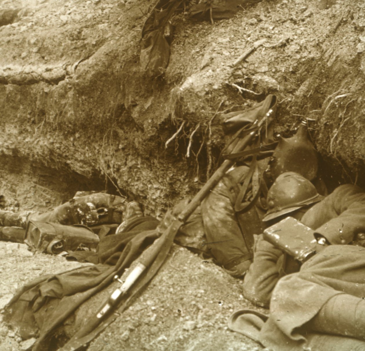 Siesta, Verdun, Nordfrankrig, 1916 af Unbekannt