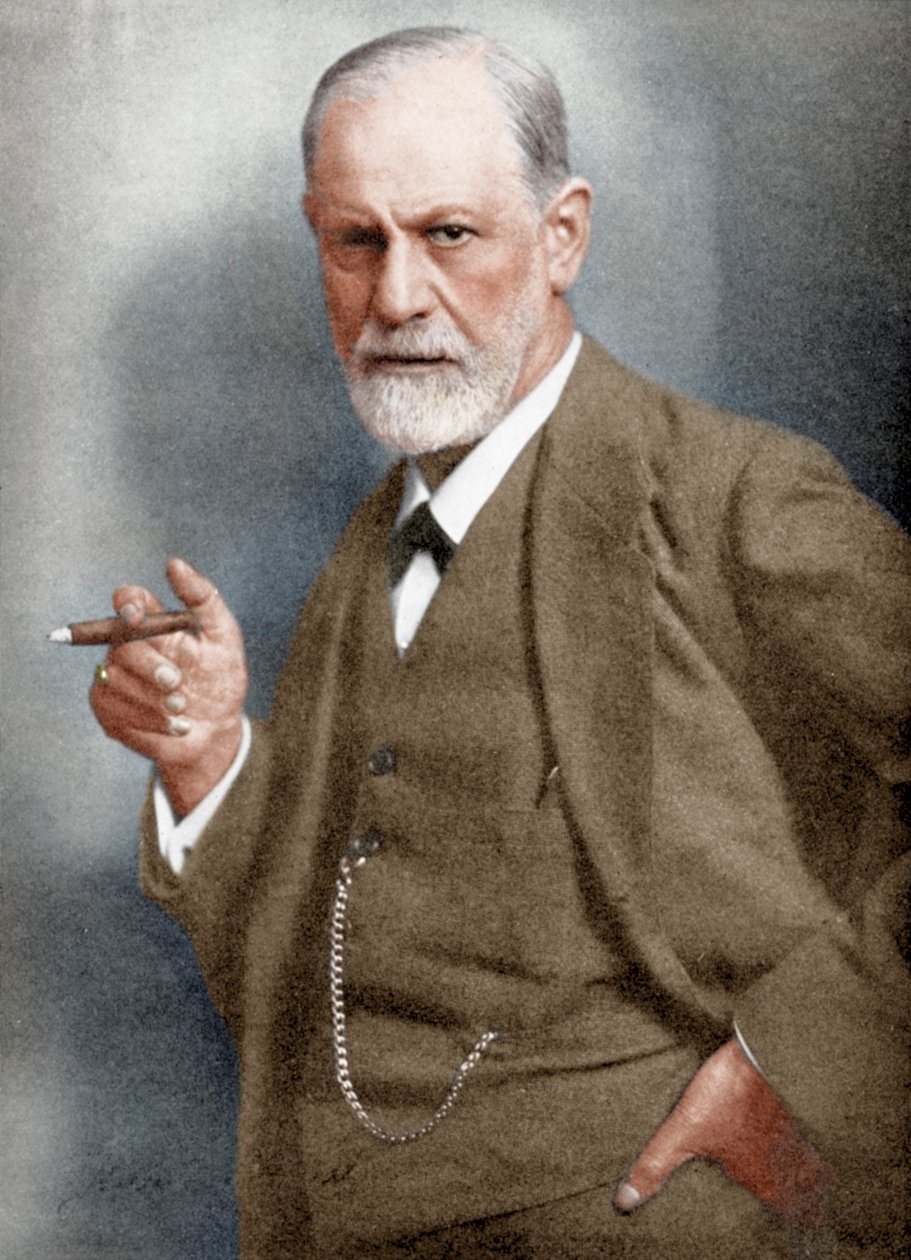 Sigmund Freud 1856-1939, østrigsk neurolog af Unbekannt
