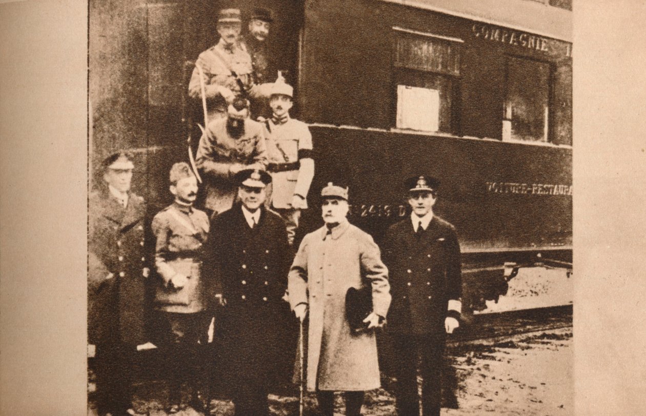 Underskrivelse af våbenhvilen for at afslutte Første Verdenskrig, 11. november 1918 1935 af Unbekannt