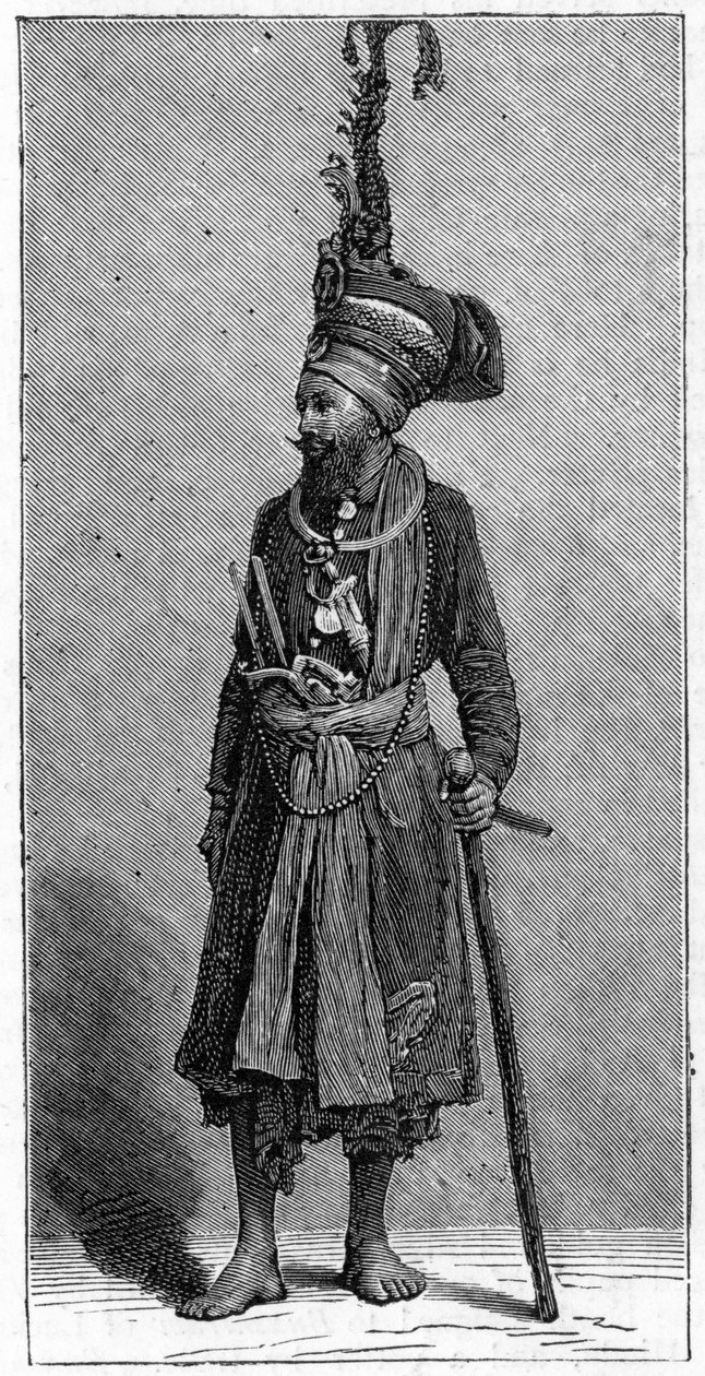Sikh-høvding, 1886 af Unbekannt