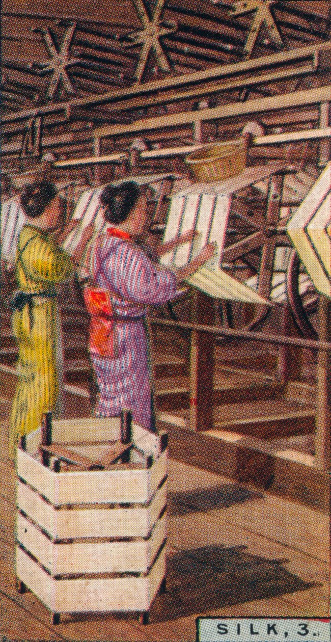 Silke, 3. - Reeling Silk, Japan, 1928 af Unbekannt