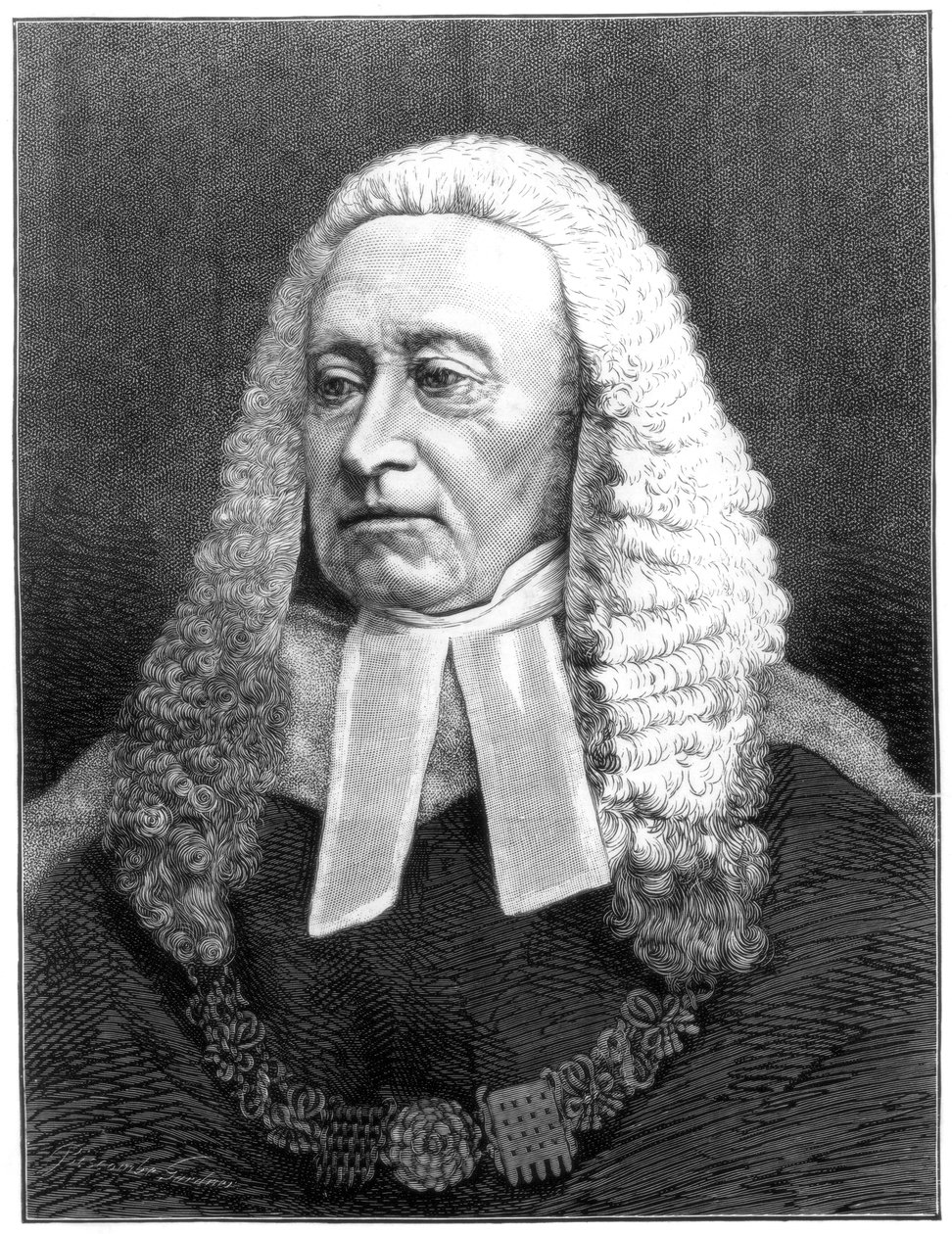 Sir Alexander Cockburn, 12. Baronet, Lord Chief Justice of England, 1875 af Unbekannt