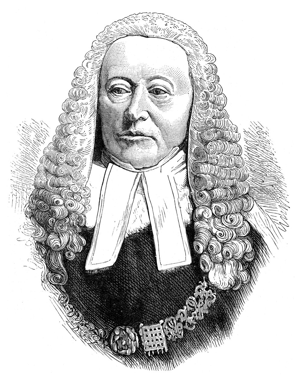 Sir Alexander Cockburn, Lord Chief Justice of England, slutningen af det 19. århundrede af Unbekannt