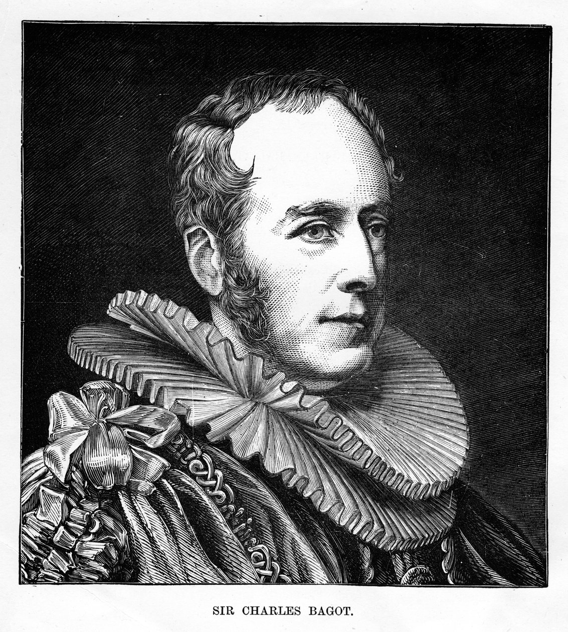 Sir Charles Bagot, engelsk diplomat, 1800-tallet af Unbekannt