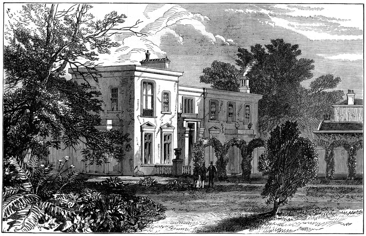 Sir Edwin Landseers 1802-1873 hus, Brighton, East Sussex, 1874 af Unbekannt