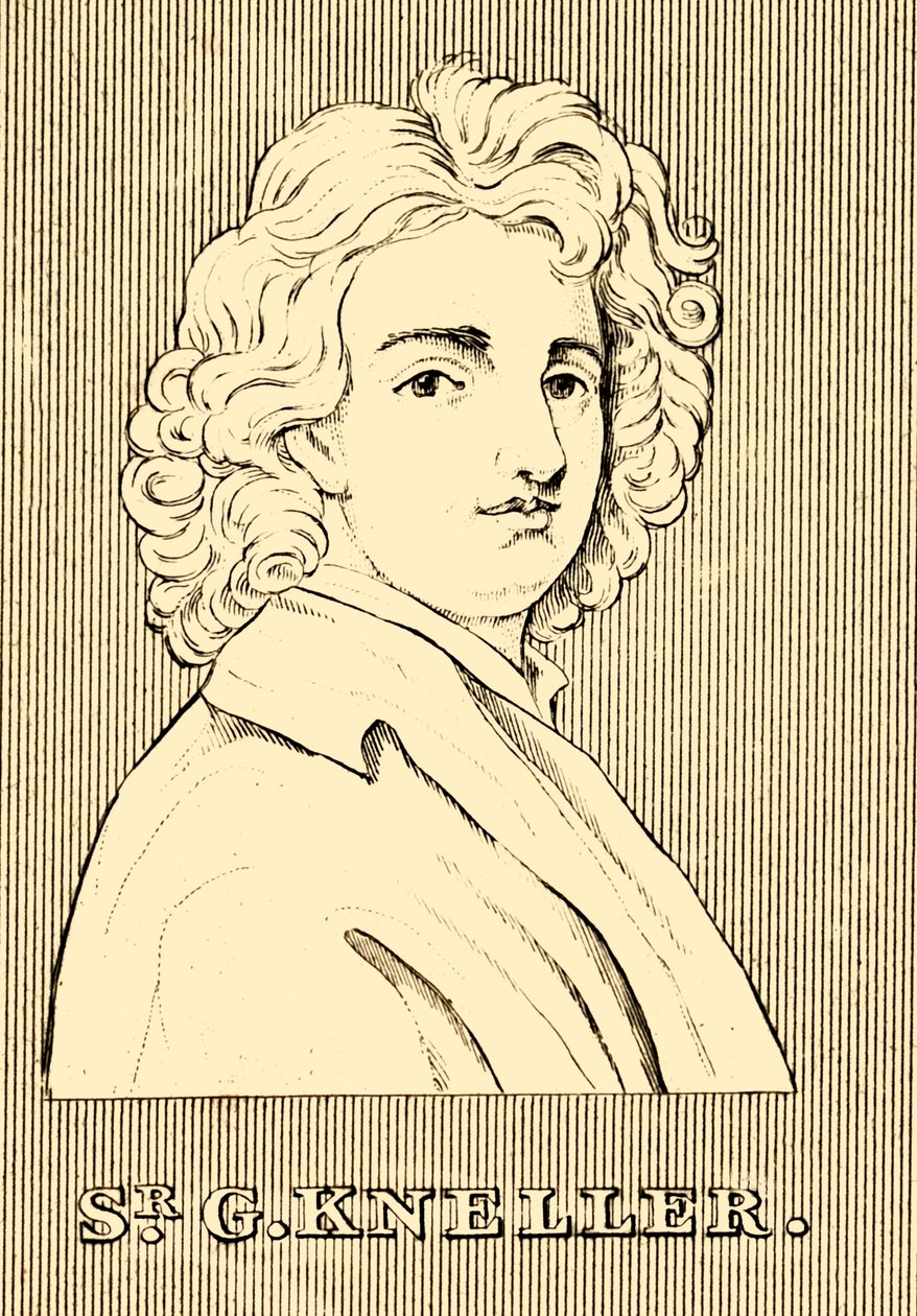 Hr. G. Kneller, 1646-1723, 1830. af Unbekannt