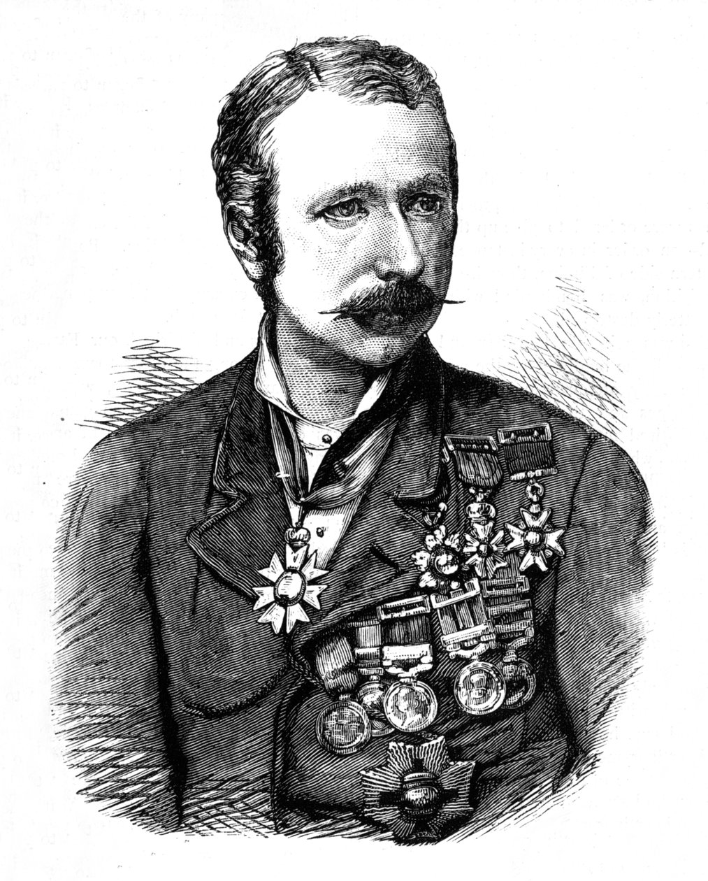 Sir Garnet Wolseley, c1880 af Unbekannt