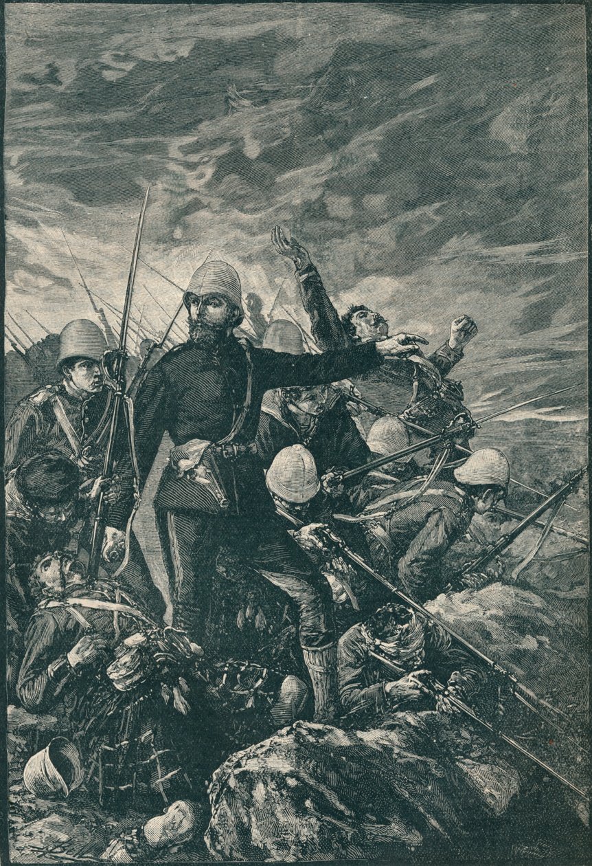 Sir George Colley ved Majuba Hill, 1906 af Unbekannt