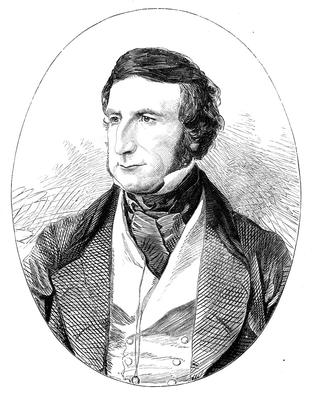 Sir George Cornewall Lewis 1806-1863, britisk statsmand og brevmand af Unbekannt