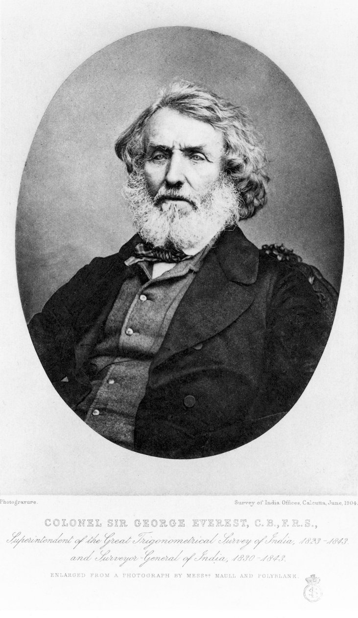 Sir George Everest, militæringeniør af Unbekannt