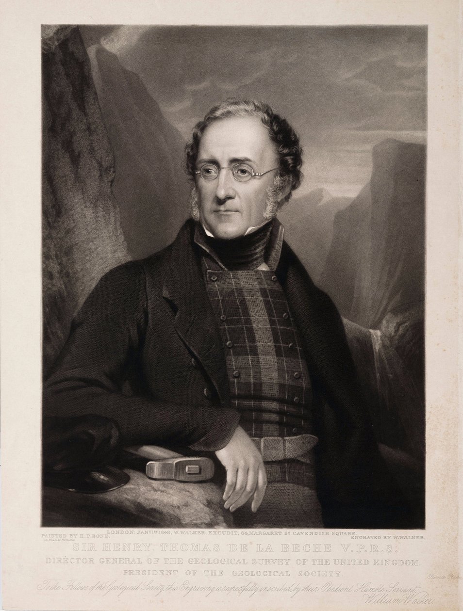 Sir Henry Thomas de la Beche, VPRS, geolog af Unbekannt