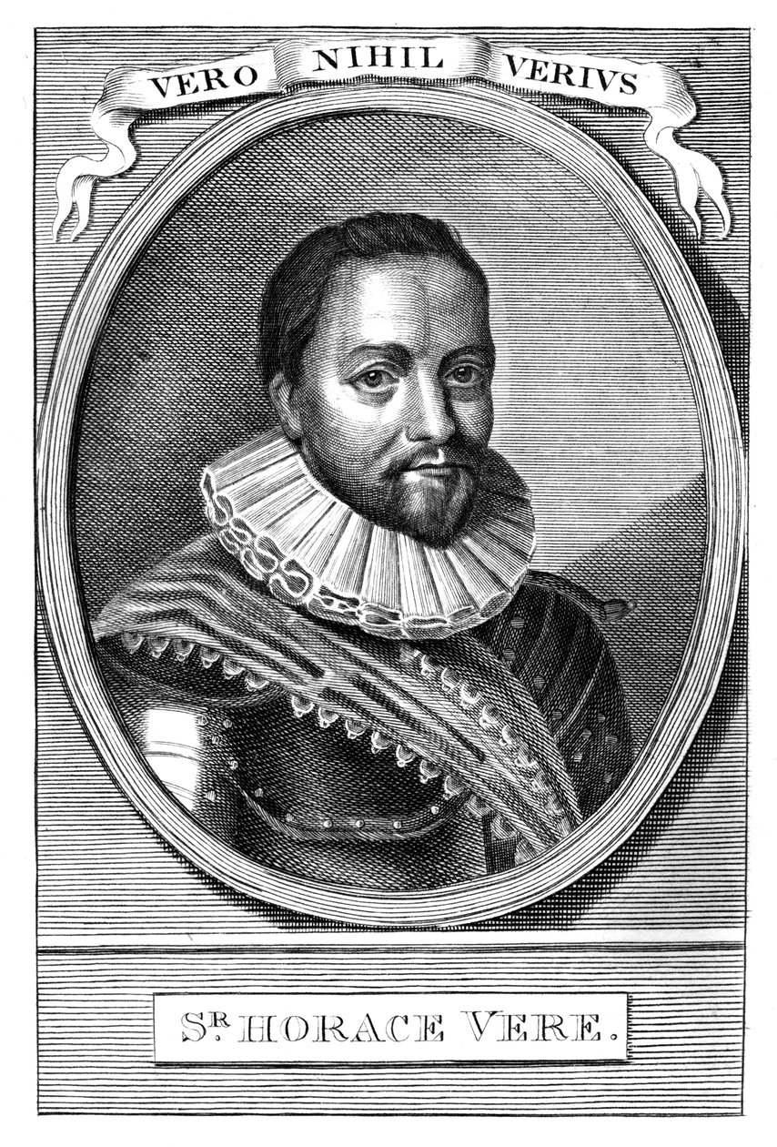 Sir Horace Vere, engelsk soldat under 30-års krigen af Unbekannt
