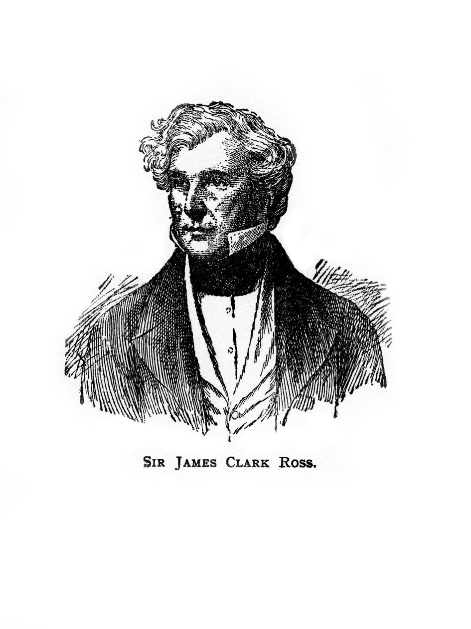 Sir James Clark Ross, britisk flådeofficer og opdagelsesrejsende fra det 19. århundrede, det 20. århundrede af Unbekannt