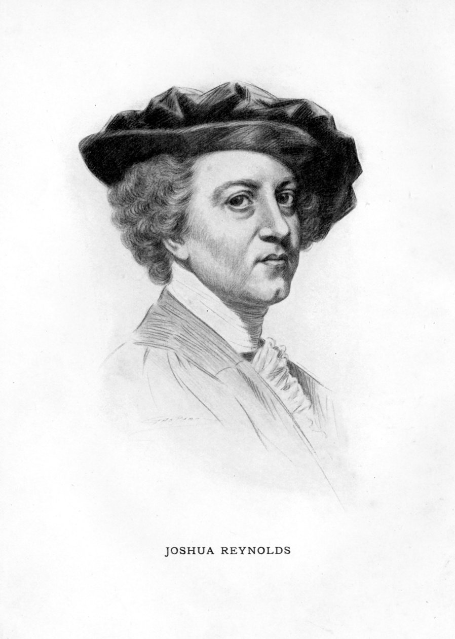 Sir Joshua Reynolds, engelsk maler, 1912 af Unbekannt
