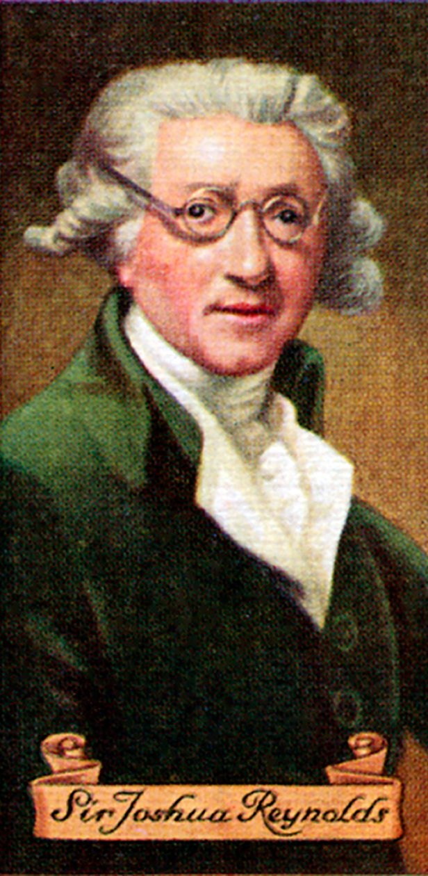 Sir Joshua Reynolds, taget fra en række cigaretkort, 1935 af Unbekannt