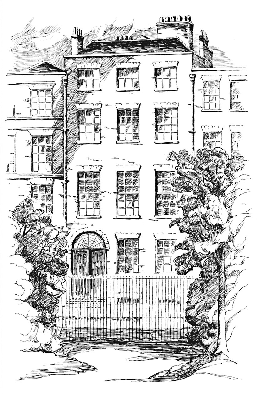 Sir Joshua Reynoldss hus, 1907 af Unbekannt
