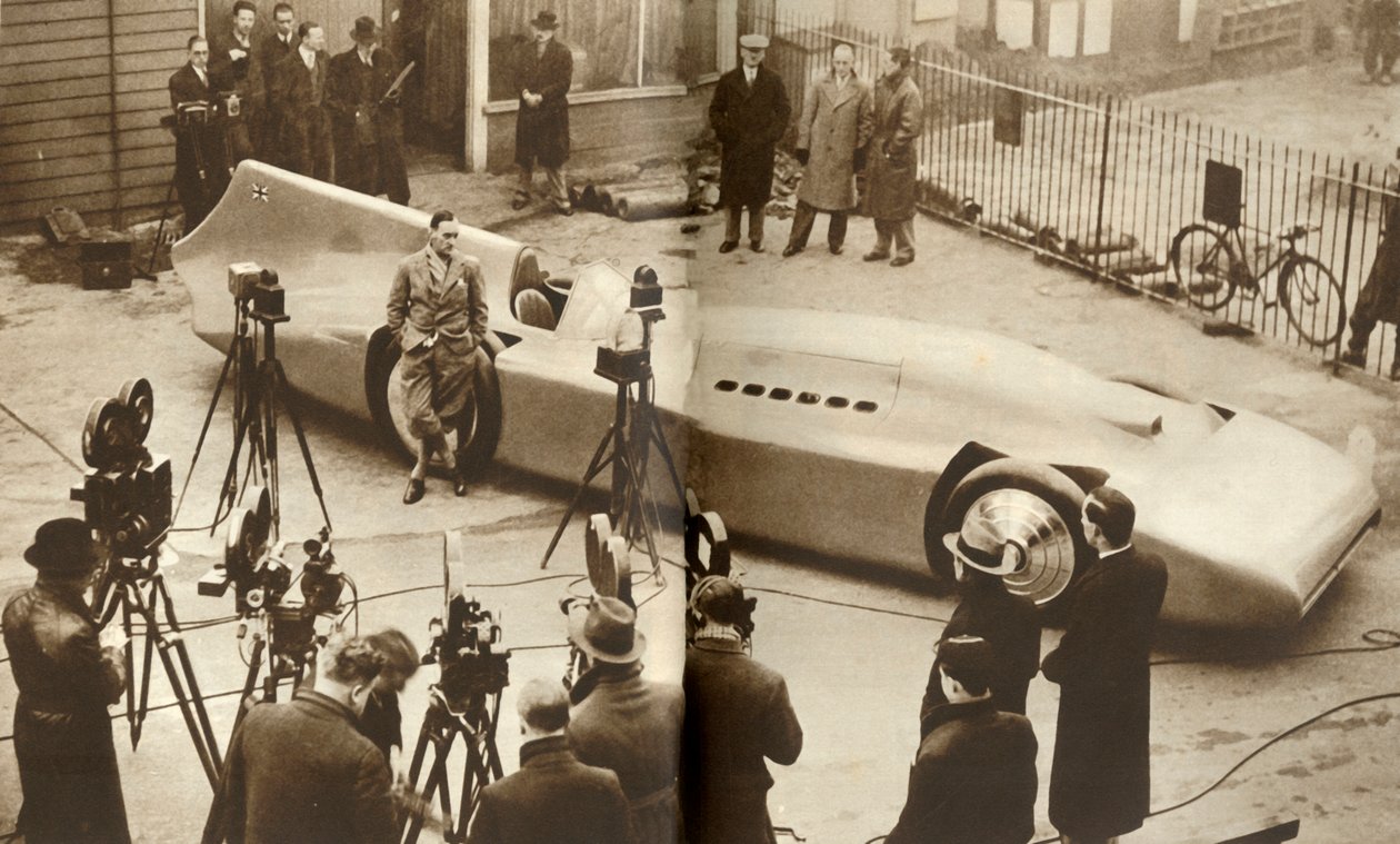 Sir Malcolm Campbells bød på en ny rekord, 1935. af Unbekannt