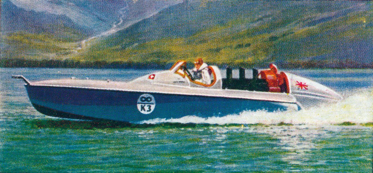 Sir Malcolm Campbells Bluebird, 1938 af Unbekannt