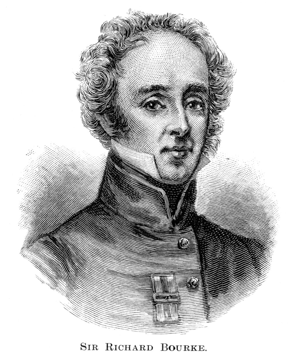 Sir Richard Bourke, guvernør i New South Wales, 1886 af Unbekannt