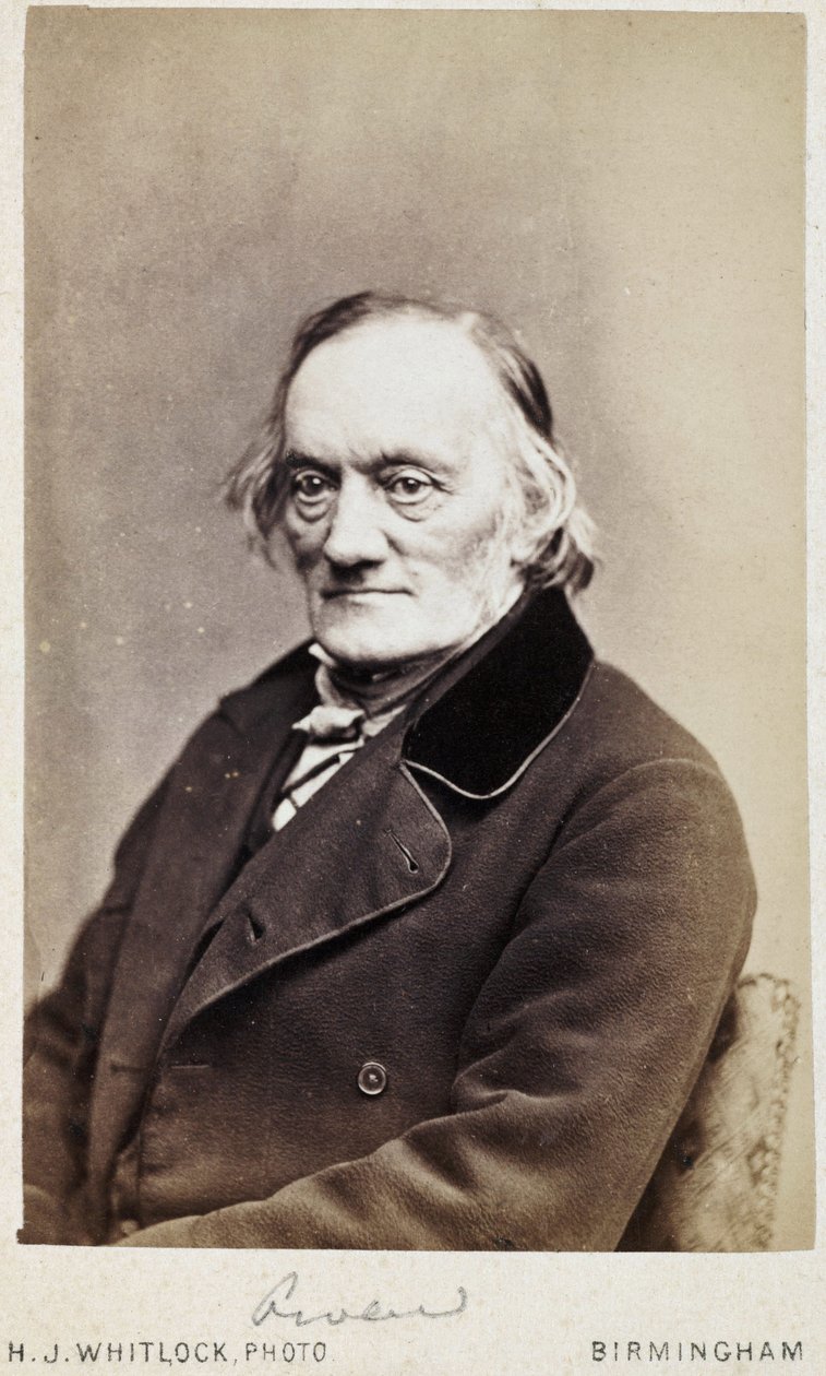 Sir Richard Owen, engelsk naturforsker og palæontolog, c 1880 af Unbekannt