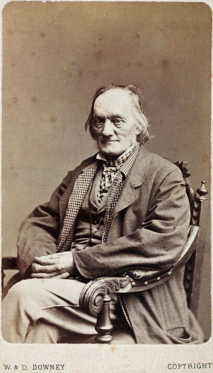 Sir Richard Owen, engelsk naturforsker og palæontolog, c 1880 af Unbekannt