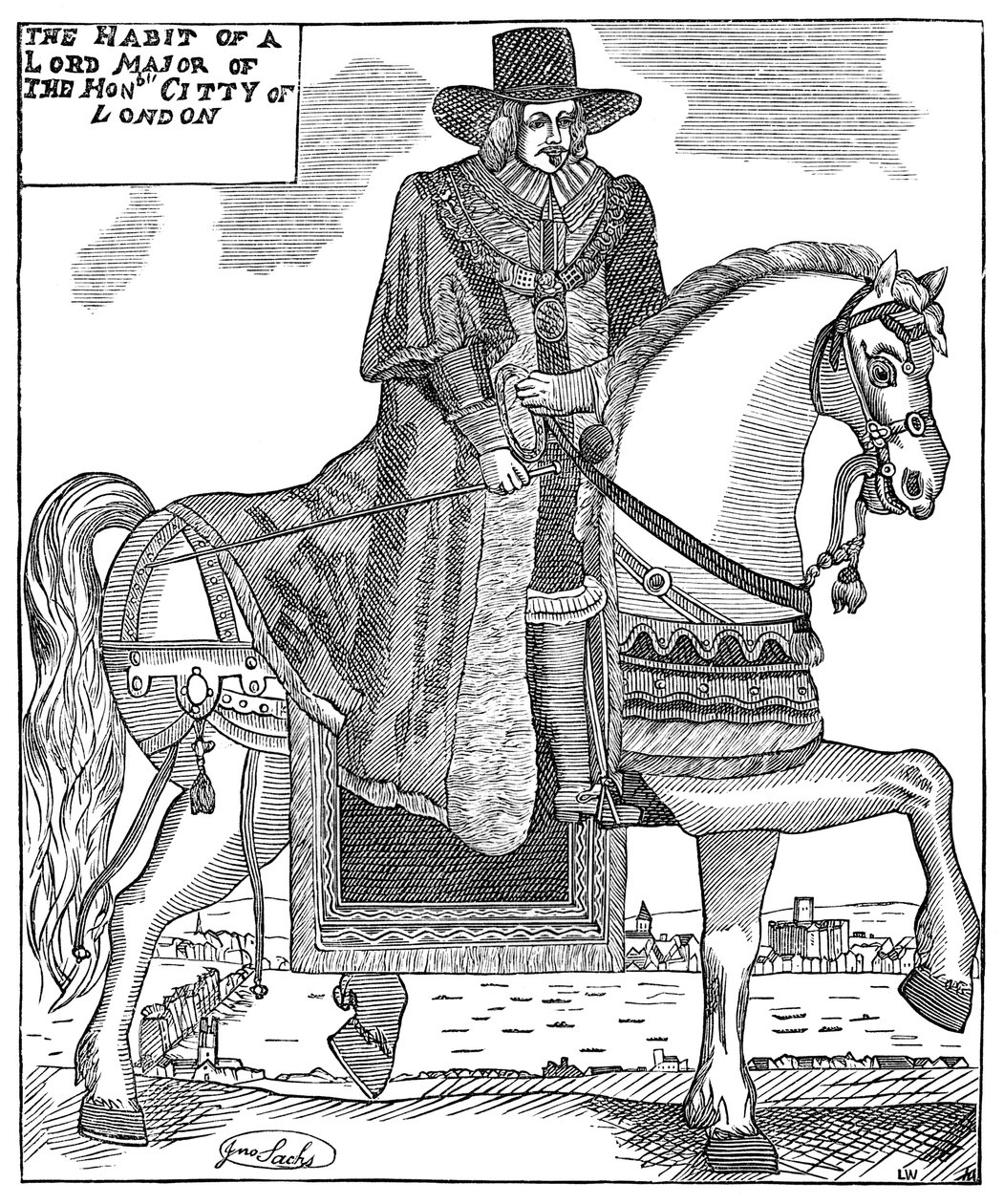 Sir Robert Titchborne, borgmester i London c1656 1886 af Unbekannt