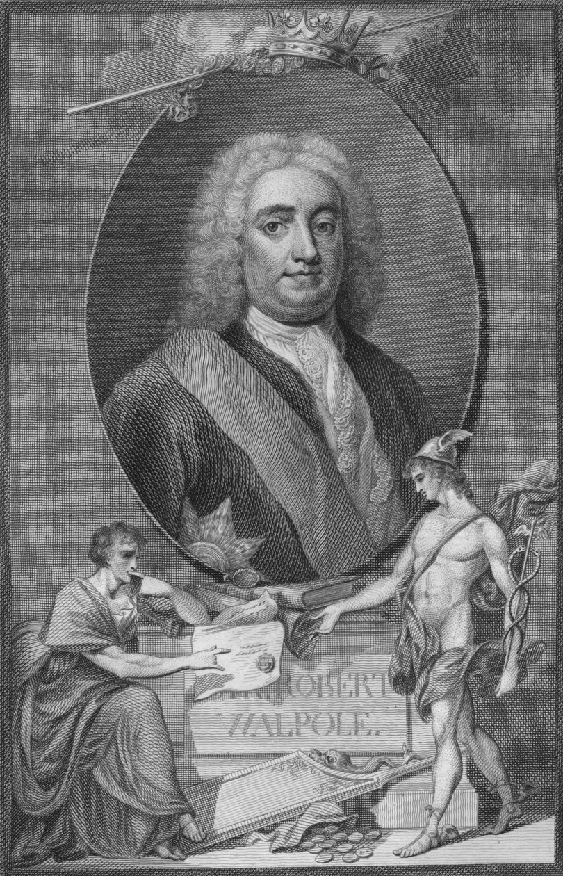 Sir Robert Walpole, 1790 af Unbekannt