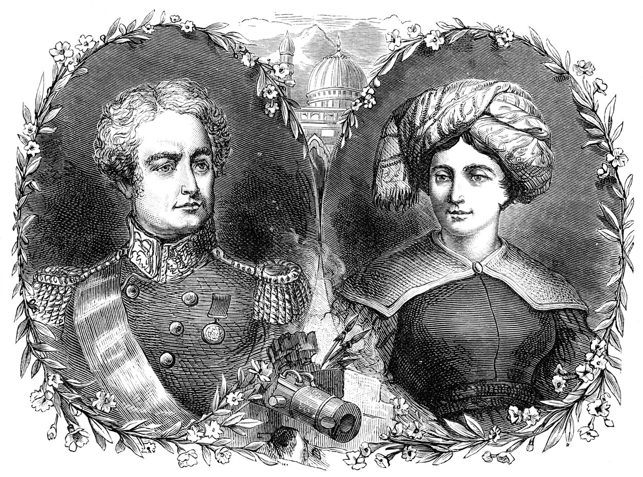 Sir Robert og Lady Sale, 1800-tallet af Unbekannt