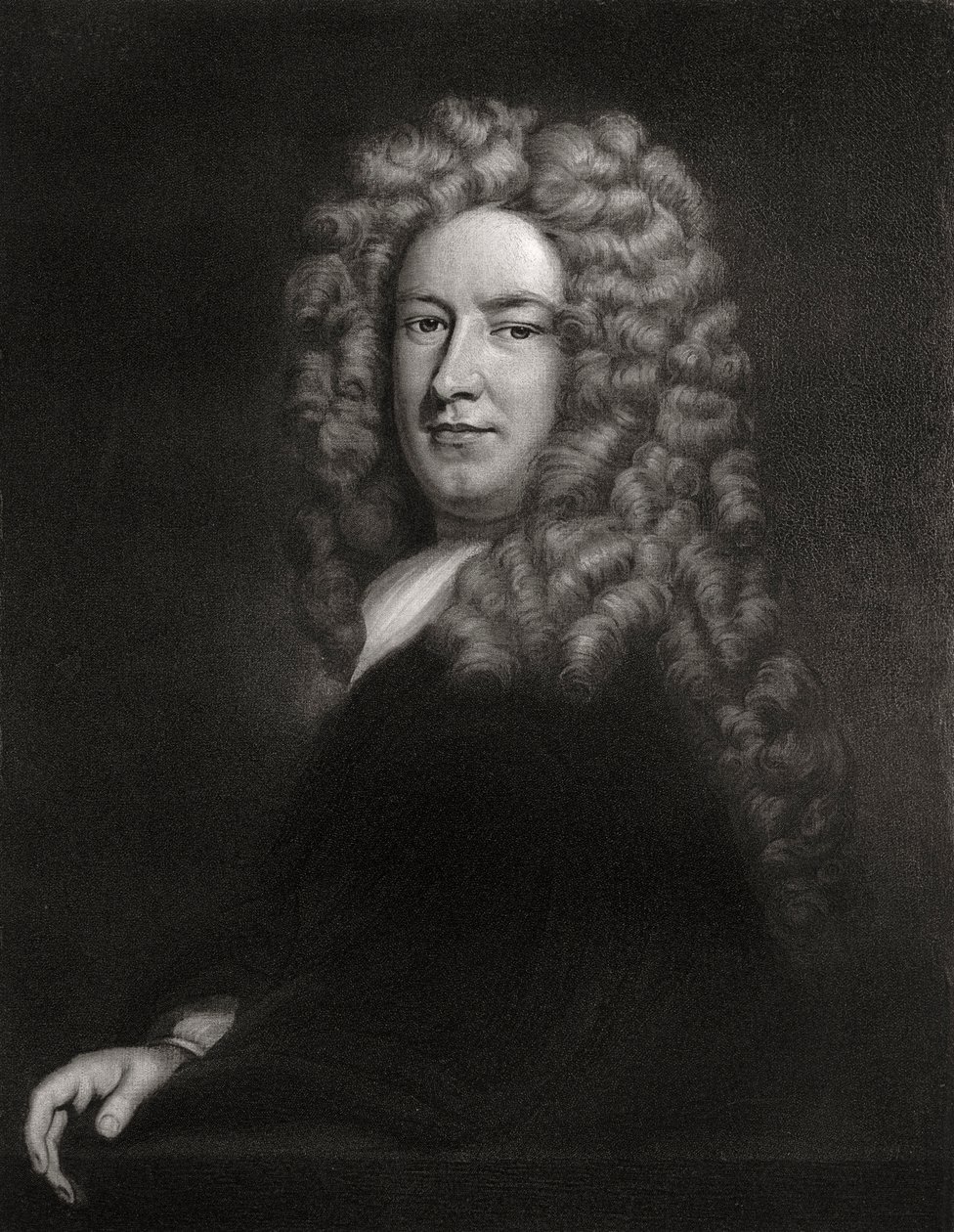 Sir Samuel Garth, engelsk læge og digter c1705-1710 1906 af Unbekannt