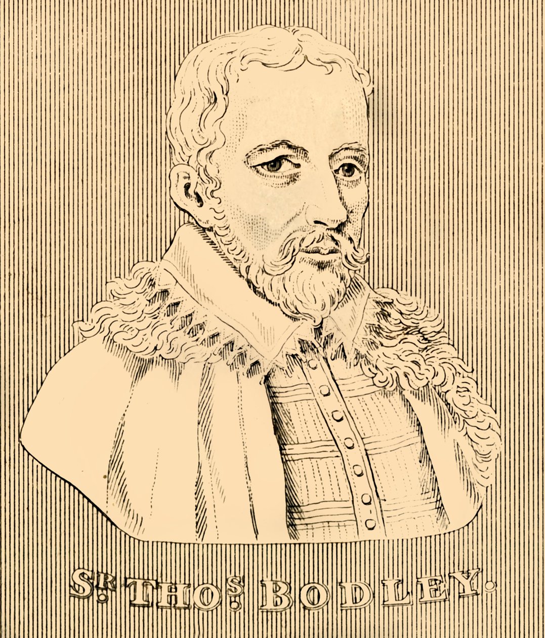 Sir Thomas Bodley, 1545-1613, 1830. af Unbekannt