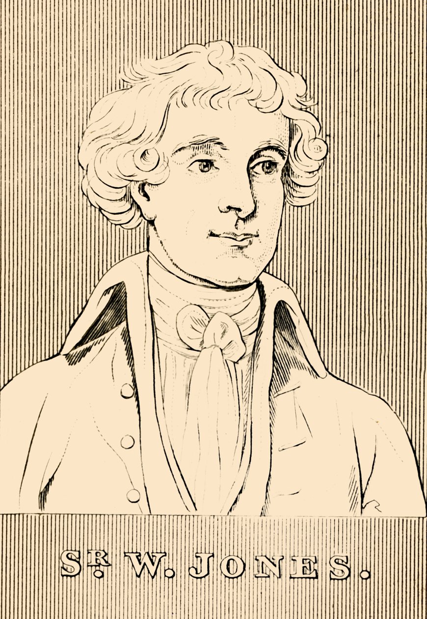 Sir W. Jones, 1746-1794, 1830. af Unbekannt