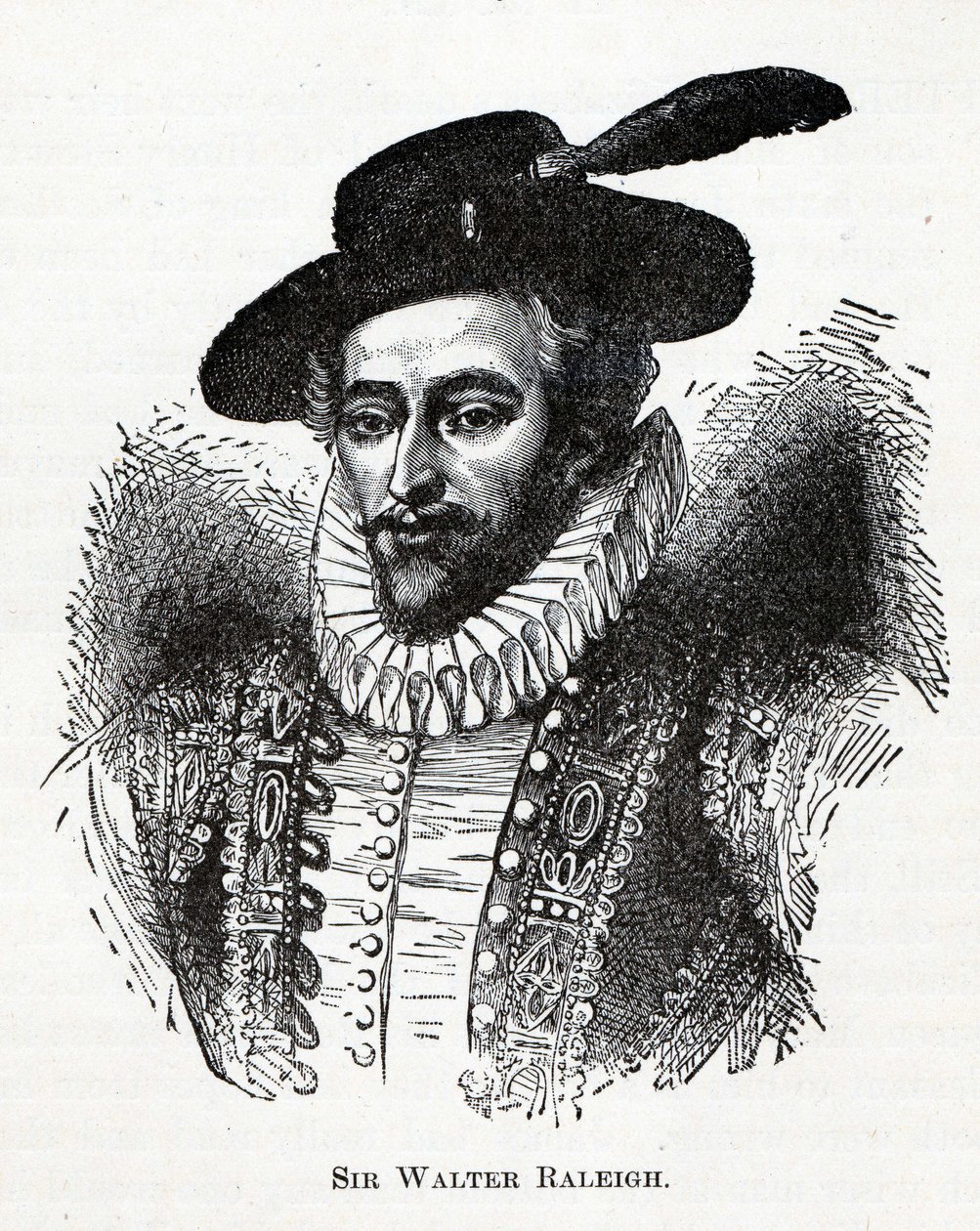 Sir Walter Raleigh, 1882 af Unbekannt