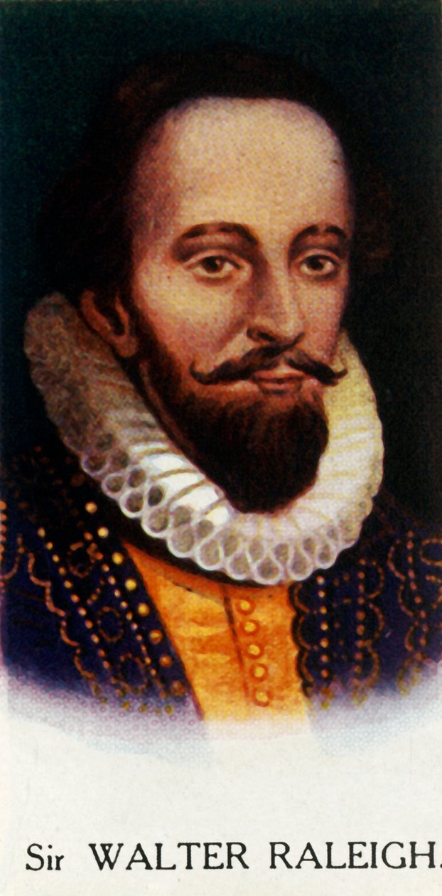 Sir Walter Raleigh, 1927. af Unbekannt