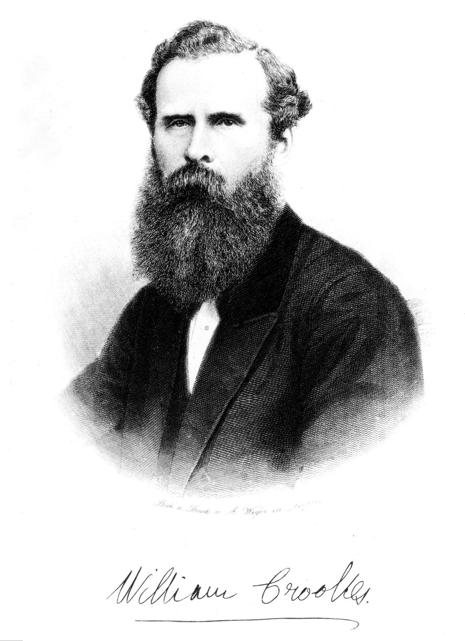 Sir William Crookes, engelsk kemiker og fysiker, c 1875 af Unbekannt