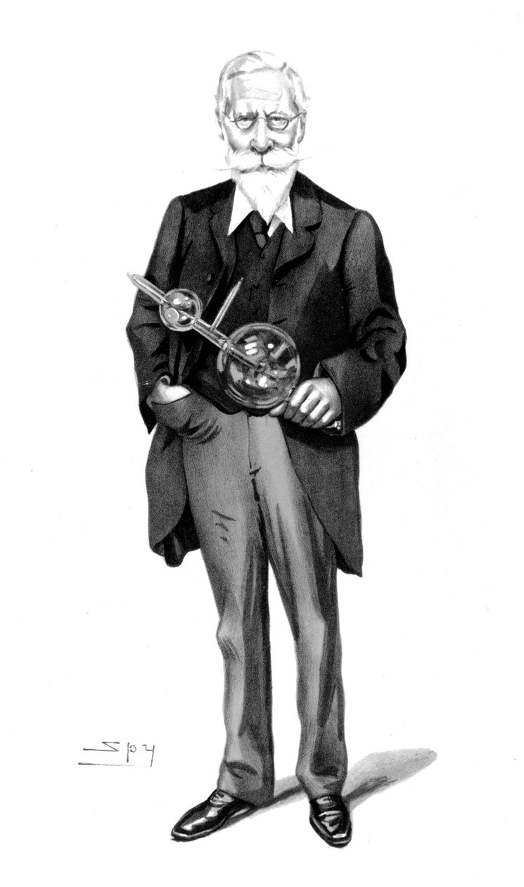 Sir William Crookes, engelsk fysiker og kemiker, omkring 1900-tallet af Unbekannt